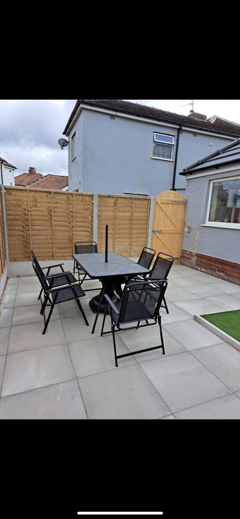 Wave Stays - Ground Floor Apartment - Outside Seating Area Cleveleys Buitenkant foto